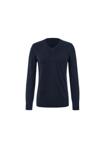 Tchibo - Sweter dekoltem w szpic - dla panów - rozmiar XL 56/58 - kolor: niebieski