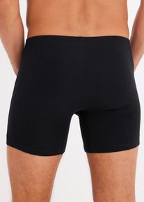 bonprix Boxers midi ajustados con algodón (5 unidades), negro, 8 (XXL)