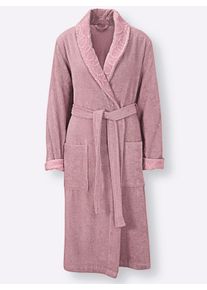 Plantier Dames Badjas in hortensia ,maat 36/38, Witt, 100% Katoen
