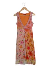 Klaus Dilkrath Summer Dress Women, Size 34, light orange