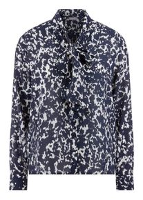 Peter Hahn Basler - Schluppen-Bluse, blau, Gr. 38, Viskose