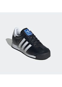 adidas originals , Sneaker »SAMOA« , Core Black / Cloud White / Blue , 38 , 38 , Ein klassischer Fußballschuh neu aufgelegt für kleine Füße.