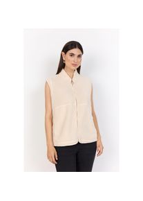 soyaconcept, Damen, Pl&uuml;schweste &raquo;SC-ONYX 3&laquo;, CREAM, M, CREAM, SC-Onyx ist eine coole Teddyweste aus 100% recyceltem Polyester