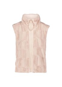 BETTY & CO Betty&Co, Damen, Fellimitatweste &raquo;Kunstfell-Weste mit Stehkragen&laquo;, Beige, 38, Beige, Passform: Figurumspielend