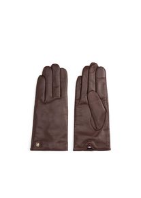 Tommy Hilfiger, Damen, Lederhandschuhe &raquo;TH ELEVATED CHIC LEATHER&laquo; Finderhandschuhe, f&uuml;r Damen, Rich Walnut, Rich Walnut, Damenhandschuhe von Tommy 