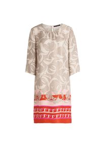Betty Barclay , Sommerkleid »Sommerkleid mit Rundhalsausschnitt« , Taupe/Rot , EURO , 44 -EURO , 44 , Passform: Figurumspielend