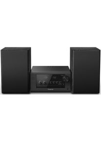 Panasonic SC-PM704 (Bluetooth, CD Player, 2x 40 W), Stereoanlage, Schwarz