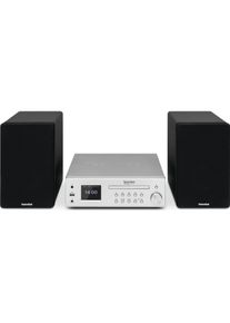 Technisat DigitRadio 760 CD IR (Bluetooth, CD Player, 2x 70 W), Stereoanlage, Silber, Schwarz