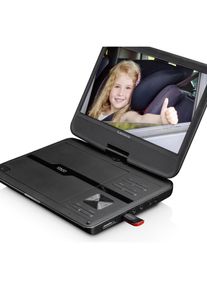 Lenco Dvp-1010 (Tragbarer DVD-Player), Bluray Player + DVD Player, Schwarz