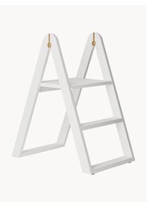 Gejst Escalera de madera de fresno Reech Dorado, Blanco Madera, Madera maciza, Metal An 40 x Al 72 cm