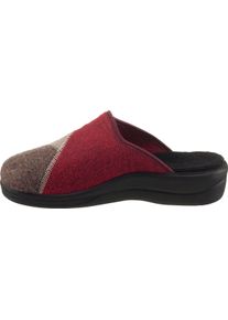 Dames Pantoffels beige/rood Maat 36