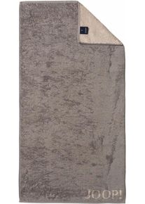 JOOP! Heren Badlaken 'Doubleface' camel / rookgrijs One Size