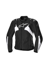 Alpinestars Stella T-Jaws V4 WP Motorradjacke Damen (Schwarz/Wei&szlig;)