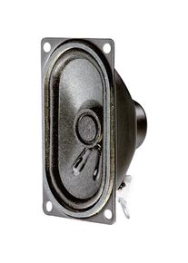 VISATON Breitbandlautsprecher 2W, Lautsprecher Bauteile, Schwarz