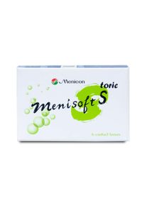 Menisoft S toric (6er Packung) | 2-Wochen-Linsen | Torische Linsen | Kontaktlinsen