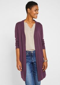 Lang vest lange mouw - paars - maat 56/58 (3XL) - met katoen - bonprix