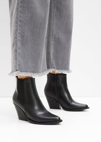 Cowboy-Boots, schwarz, Größe 40, Vegan, bonprix
