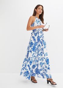 Maxikleid, weiß, Größe 48, Viskose, bonprix