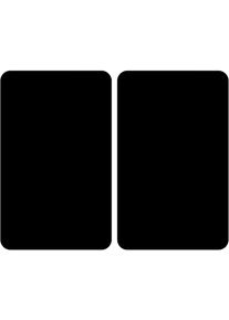 Wenko Kookplaatdeksel Universal Model Schwarz (set, 2-delig) accessoires zwart