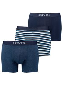 Levi's Levi's Boxershort met brede logoband (Set van 3) heren boxershorts maat S blauw