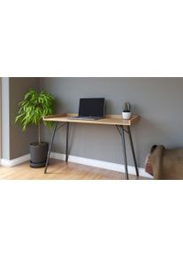 WOODMAN Bureau Rayburn in eenvoudige scandinavisch design bureaus bruin