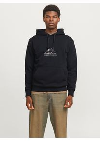 Jack & Jones Jack & Jones Hoodie JCOLIMA LOGO SWEAT HOOD BF heren hoodies maat M zwart