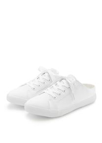Vivance Sabots Sneaker, Clog om in te stappen met veters vegan dames schoenen maat 37 wit