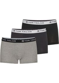 Tom Tailor Boxershort Buffer met aangename logobund (3 stuks) heren wijde boxershorts maat L multicolor