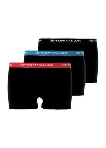 Tom Tailor Boxershort Buffer met aangename logobund (3 stuks) heren wijde boxershorts maat L zwart