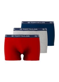Tom Tailor Boxershort Buffer met aangename logobund (3 stuks) heren wijde boxershorts maat L multicolor