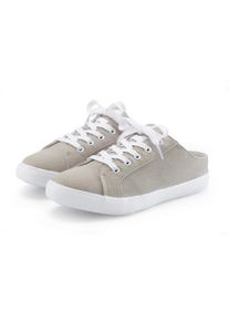 Vivance Sabots Sneaker, Clog om in te stappen met veters vegan dames schoenen maat 36 grijs