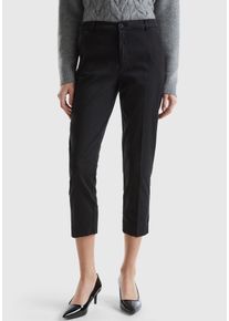 United Colors Of Benetton Five-pocketsbroek met persplooien dames broeken maat 42 zwart