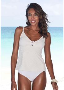 Lascana Bikinibroekje Omara van gerecycled materiaal dames bikinibroekjes maat 36 beige