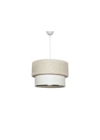 Závesný lustr TM121 krémová, biela