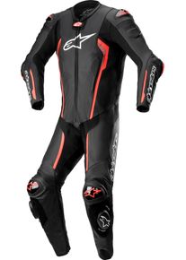 Alpinestars Missile V2, fato de couro 1pcs. , cor: Preto/Vermelho N&eacute;on , tamanho: 50