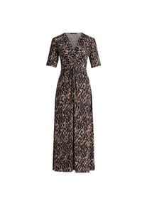 Betty Barclay, Damen, Maxikleid &raquo;Maxikleid mit Raffung&laquo;, Dark Blue/Brown, EURO, 46 -EURO, Dark Blue/Brown, Passform: Figurnah
