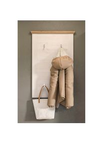 Home Affaire , Garderobenpaneel »COSENZA, TOPSELLER!, Höhe 103 cm, 5 Garderobenhaken, 2-farbig« in Landhausoptik, Wandpaneel, Paneel, Wandhaken ,...