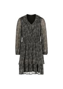 Cartoon, Damen, Chiffonkleid &raquo;Chiffonkleid mit Stufen&laquo;, Schwarz/Wei&szlig;, EURO, 42 -EURO, Schwarz/Wei&szlig;, Passform: Figurumspielend