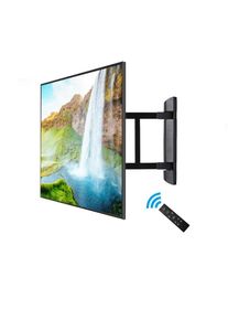 Electric TV Wall Bracket Smart Remote Control Extension Motorized Swivel TV Mount Full Motion Television Stand Lift
