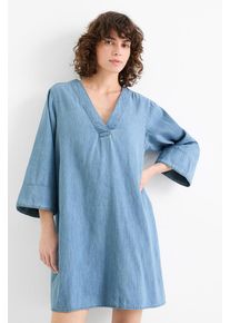 C&Amp;A Vestito a tunica di jeans, Blu, Taille: L