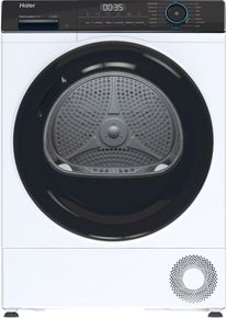 Haier Wärmepumpentrockner »HD91-A3939E« 9 kg, Extra Hygiene-Funktion, i-Refresh-Dampfprogramm in schwarz-weiß