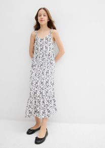 bonprix Maxi ruha elasztikus bio-pamut keverékből, fekete, 128/134