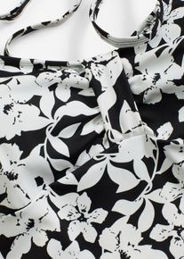 bonprix Női Hosszú tankini (2-részes szett), fekete, 48