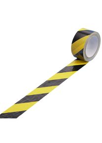 ratioform PVC-waarschuwingsband, zwart / geel, VE = 36 rollen, bandbreedte 50 mm