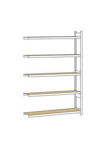 Schulte Estantería amplia, con tableros de aglomerado, altura 3000 mm, anchura útil 2250 mm, estantería de ampliación, profundidad 400 mm