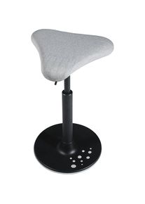 Topstar Kruk SITNESS H, model H1, met triangelzitting, textielbekleding grijs patroon, zool grijs