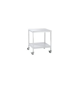 Verrijdbare tafel voor laboratoria, met legbord, draagvermogen 200 kg, b x d x h = 600 x 750 x 900 mm