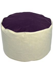 Saco-taburete, H x Ø 320 x 530 mm, beige / morado