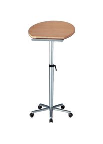 Maul Lessenaar, ergonomisch, b x d = 600 x 520 mm, in hoogte verstelbaar, beukenhoutdecor