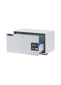 ASECOS Brandveilige onderbouwkast voor gevaarlijke stoffen type 90, h x b = 600 x 1102 mm, 1 lade